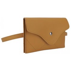 Поясная сумка женская OrsOro, искусственная кожа, желтый