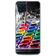 Силиконовый чехол "Палитра красок" на Samsung Galaxy M32 / Самсунг Галакси M32 Case Place