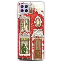 Силиконовый чехол "Пряничный домик" на Samsung Galaxy A22 / Самсунг Галакси A22 Case Place