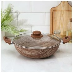Казан 4 л "Kantry" d=28 см стекл. крышка 6532805 Jarko