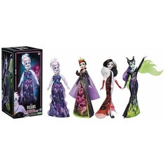 Набор коллекционных Урсула, Малефесента, Круэлла, Злая королева Hasbro