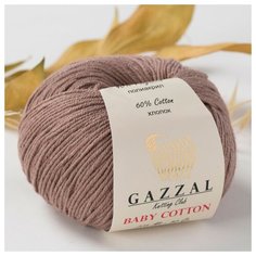 Пряжа Gazzal Baby Cotton (3434 мокко)