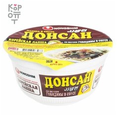 Лапша сублимированная NONGSHIM Донсан со вкусом Говядины в соусе из черных соевых бобов, стакан, 96гр. (1шт.)
