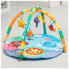 Развивающий коврик «Друзья Африки», с дугами, круглый 7039006 Сима ленд