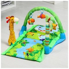 Развивающий коврик «Остров», с дугой и игрушками 7039002 Сима ленд