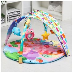 Развивающий коврик «Слоник», с дугами, тент 7039018 Сима ленд