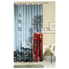 Штора для ванной фотодизайн ST SM4868SC с кольцами 180х200 см Santrade