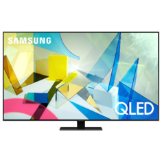 75" Телевизор Samsung QE75Q80TAU QLED, HDR (2020), черненое серебро
