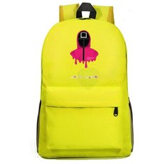 Рюкзак Игра в кальмара желтый №2 Noname