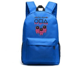 Рюкзак Игра в кальмара синий №5 Noname