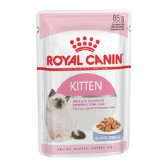 Влажный корм (пауч) для кошек Royal Canin Kitten соус, упаковка 24 шт*85 г