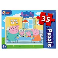 Умные игры Макси- пазлы Свинка Пеппа (35 деталей)