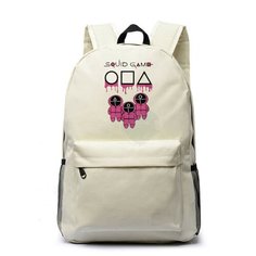 Рюкзак Игра в кальмара белый №5 Noname