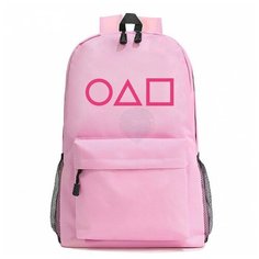 Рюкзак Игра в кальмара розовый №1 Noname