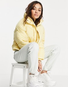 Желтая дутая куртка на утеплителе Topshop-Желтый