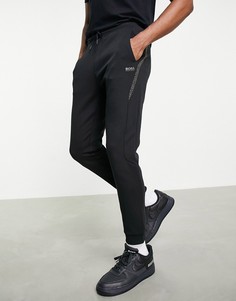 Черные джоггеры BOSS Athleisure Hadiko 2 Pixel-Черный цвет