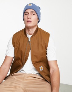 Синяя шапка-бини Carhartt WIP Watch-Голубой