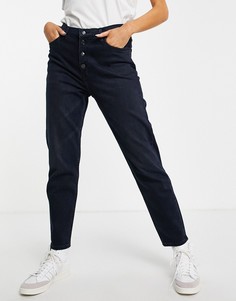Черные джинсы в винтажном стиле с наружными швами Calvin Klein Jeans-Черный цвет