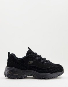 Черные кроссовки Skechers DLites Play On-Черный