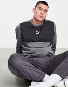 Черно-серый свитшот Puma CLSX