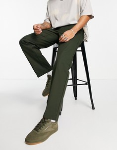 Оливково-зеленые брюки в рабочем стиле Dickies 874-Зеленый цвет