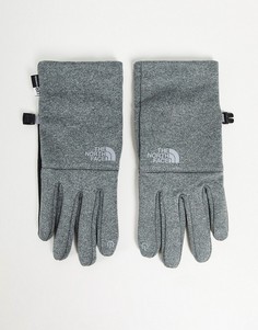 Серые перчатки из переработанных материалов The North Face Etip-Серый