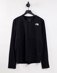 Лонгслив черного цвета The North Face True Run-Черный цвет