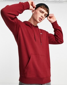 Бордовый флисовый худи Vans Basic-Красный