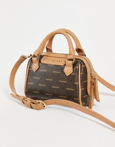 Маленькая сумка светло-коричневого цвета с монограммой Valentino Bags Alder-Коричневый цвет