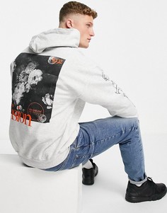 Серый худи с принтом Topman Grey Faith