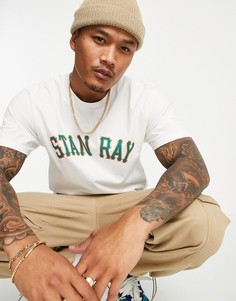 Белая футболка в университетском стиле Stan Ray-Белый