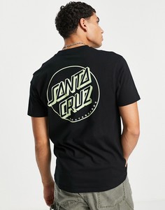 Черная футболка Santa Cruz-Черный цвет