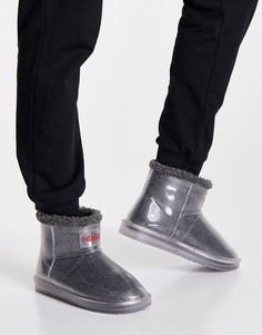 Светло-серые низкие ботинки до щиколотки HUGO Cozy-Серый