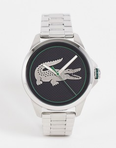 Серебристые часы-браслет в стиле унисекс с логотипом Lacoste-Серебряный