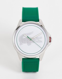 Часы унисекс с зеленым силиконовым ремешком и логотипом Lacoste-Зеленый цвет