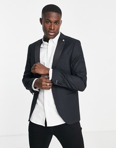 Черный облегающий пиджак Twisted Tailor Hunter-Черный цвет