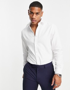 Белая оксфордская рубашка классического кроя Ben Sherman-Белый