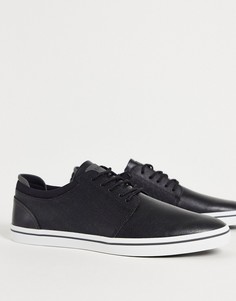 Черные кроссовки на шнуровке Aldo-Черный цвет