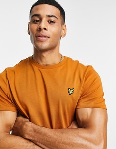 Светло-коричневая футболка Lyle & Scott-Коричневый цвет