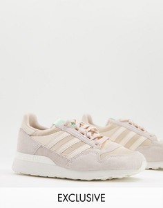 Кроссовки цвета слоновой кости adidas Originals ZX 500-Светло-бежевый