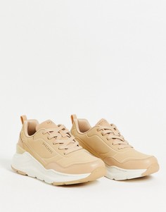 Бежевые кроссовки Skechers Rovina-Светло-бежевый цвет