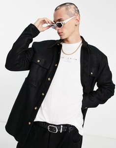 Черный шакет из искусственной шерсти Reclaimed Vintage Inspired-Черный цвет