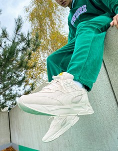 Серые однотонные кроссовки Puma Mirage Sport-Белый