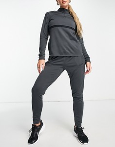 Серые спортивные джоггеры Nike Football-Серый