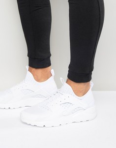 Белые кроссовки для бега Nike Air Huarache 819685-101-Белый