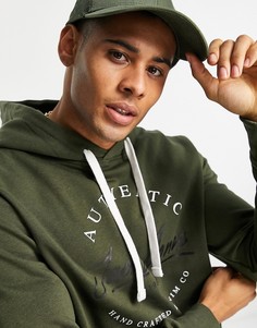 Зеленый худи без застежек с логотипом Jack & Jones-Зеленый цвет