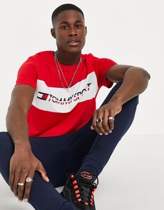 Футболка с логотипом Tommy Hilfiger Sport-Красный