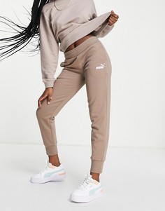 Серо-коричневые джоггеры Puma Essentials – эксклюзивно для ASOS-Коричневый цвет