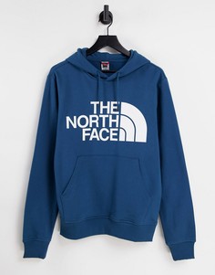 Худи синего цвета The North Face Standard-Голубой