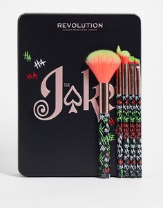 Набор кистей для макияжа Revolution X DC Comics – Joker (Put On A Happy Face)-Бесцветный